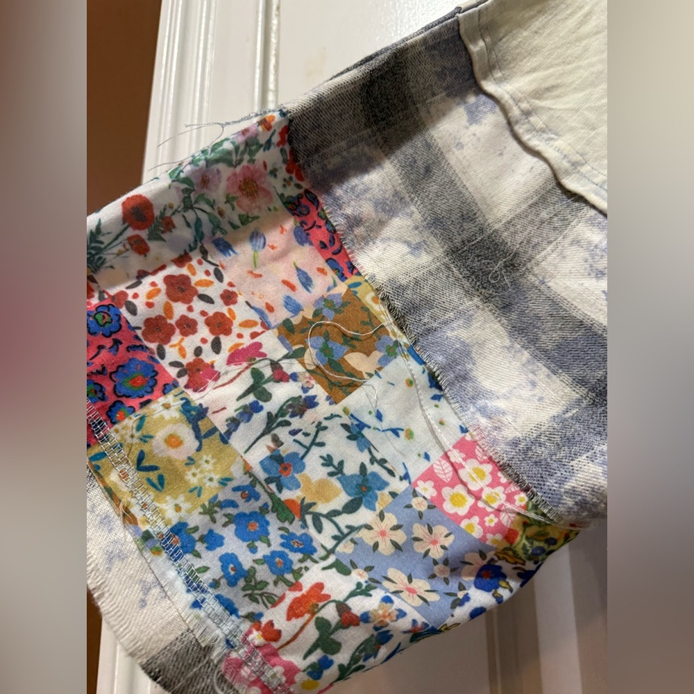 Oli & Hali Light Sage Mixed-Print Boho Pullover - Picture 7 of 9